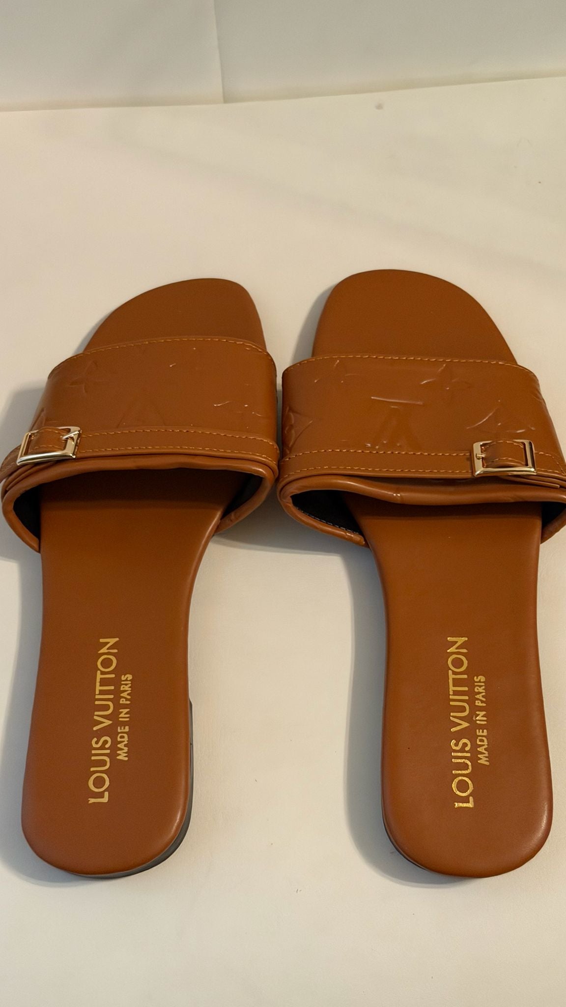 Women’s Luxury Designer-Inspired Toe Ring Slide Sandals (Multiple Colors)