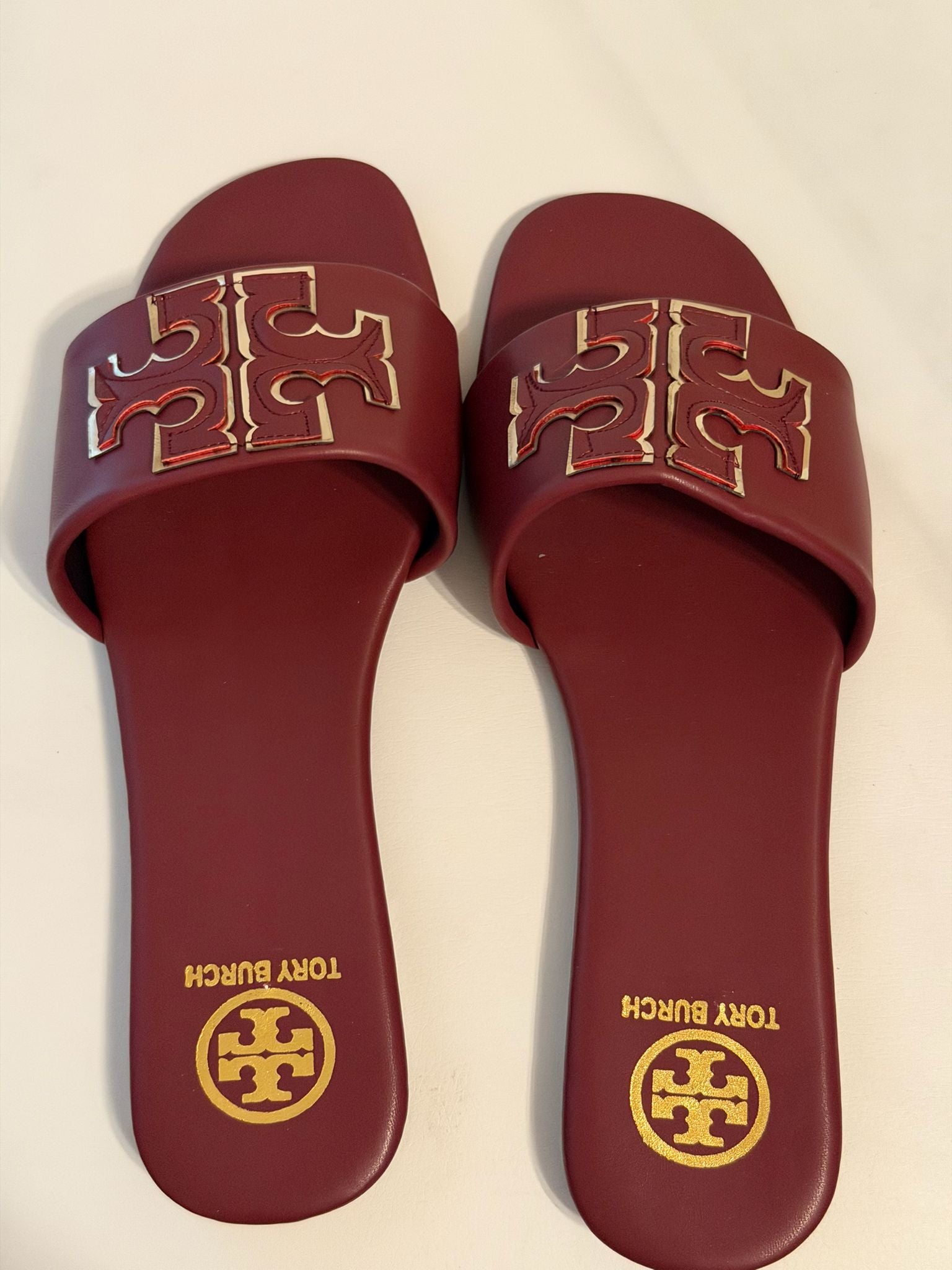 Women’s Luxury Designer-Inspired Toe Ring Slide Sandals (Multiple Colors)