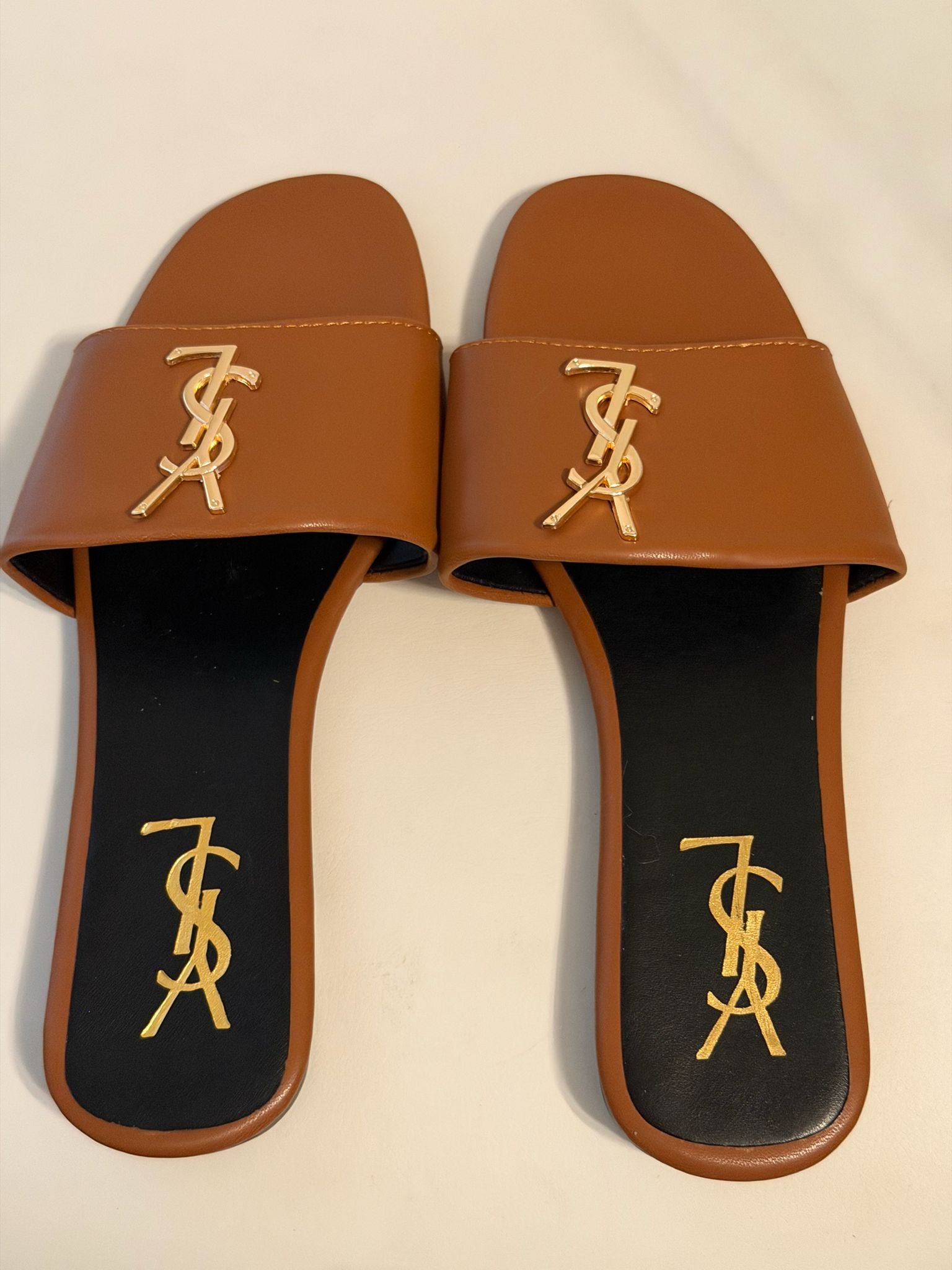 Women’s Luxury Designer-Inspired Slide Sandals (Multiple Colors)