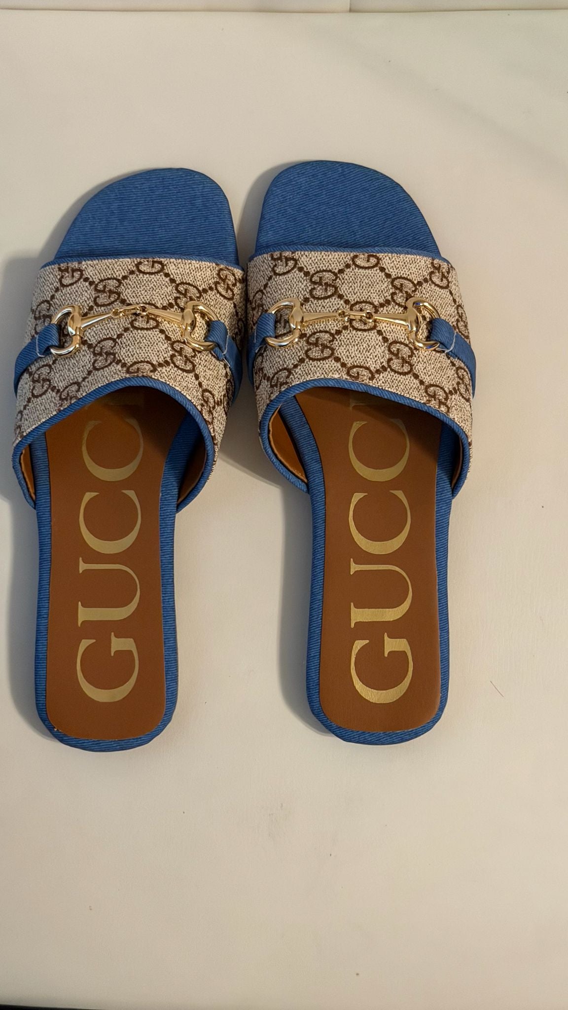 Women’s Luxury Designer-Inspired Toe Ring Slide Sandals (Multiple Colors)